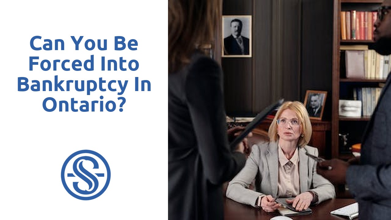 Can you be forced into bankruptcy in Ontario?