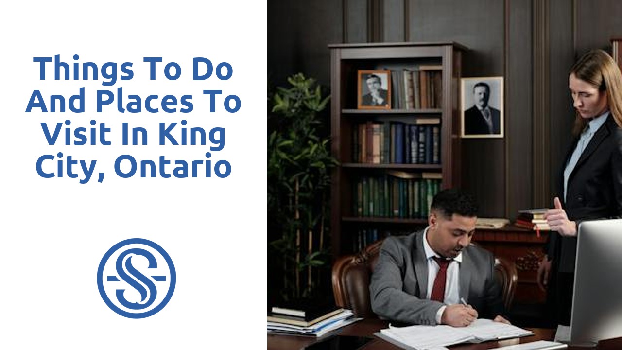 Things to do and places to visit in King City, Ontario